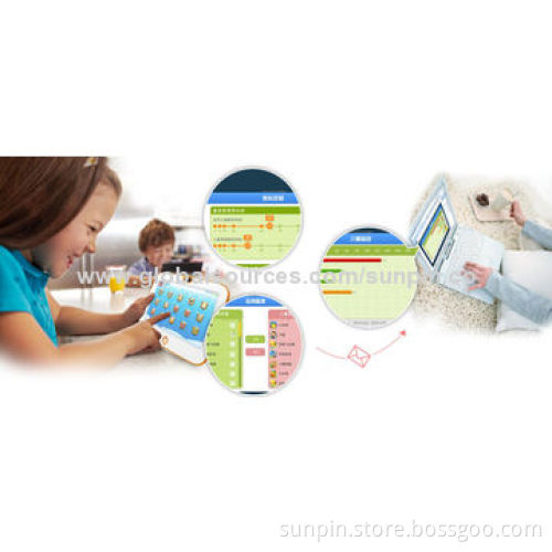 7-inch early education kids tablet PC 1024*600 TN with front/back camera 0.3/2.0mp Dual-core RK3168